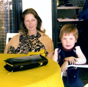 My mother and I. 1978